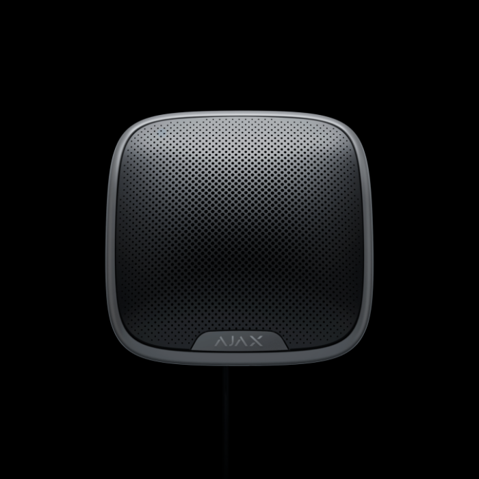 Проводная уличная сирена Ajax StreetSiren Fibra Black