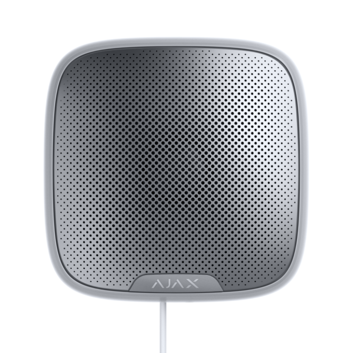 Проводная уличная сирена Ajax StreetSiren Fibra White Проводная уличная сирена Ajax StreetSiren Fibra White