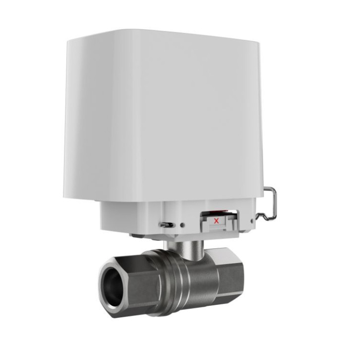 Кран перекрытия воды с дистанционным управлением Ajax WaterStop 1" White