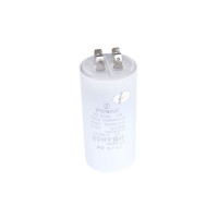 Конденсатор рабочий CBB60 30 мкФ 450V, с клеммами (45.5×95 мм) (Piranil)