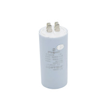Конденсатор рабочий CBB60 60 мкФ 450V, с клеммами (49.8×104.7 мм) (Piranil)