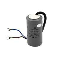 Конденсатор пусковой CD60 200 мкФ 250V, с проводами (Piranil)