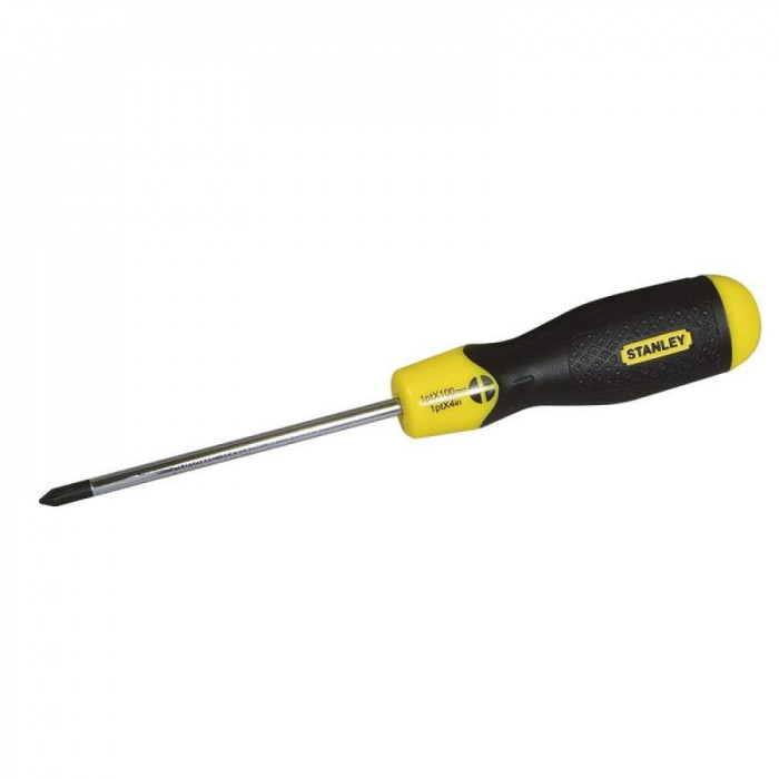 Отвертка Stanley Cushion Grip Ph2x100мм (0-64-940)