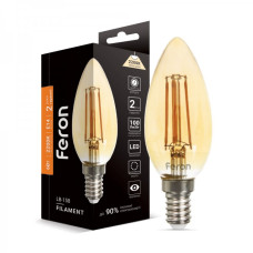 Світлодіодна лампа Feron LB-158 6Вт E14 2200K золото