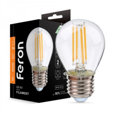 Светодиодная лампа Feron Filament LB-161 6Вт E27 4000K