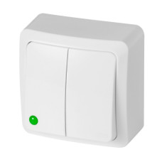 Выключатель 2кл BERG IP20 3711-00