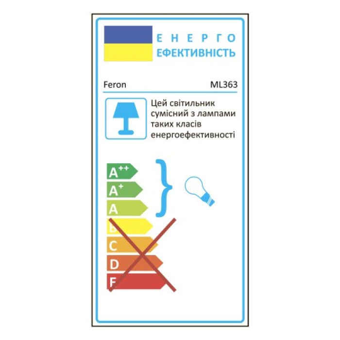 Трековий світильник під лампу Feron ML363 GX53 IP20 чорний