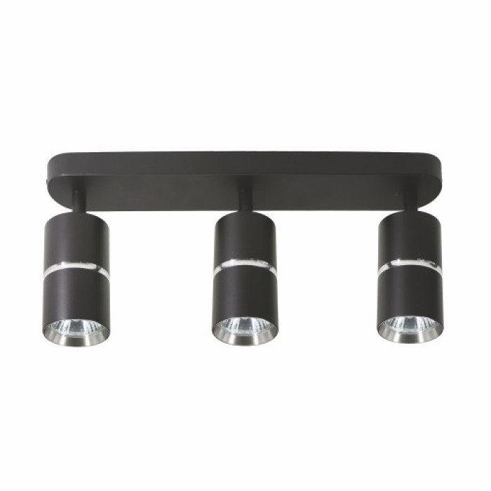 Накладной поворотный светильник Ardero ML312-3 BAMBOO GU10 черный+хром