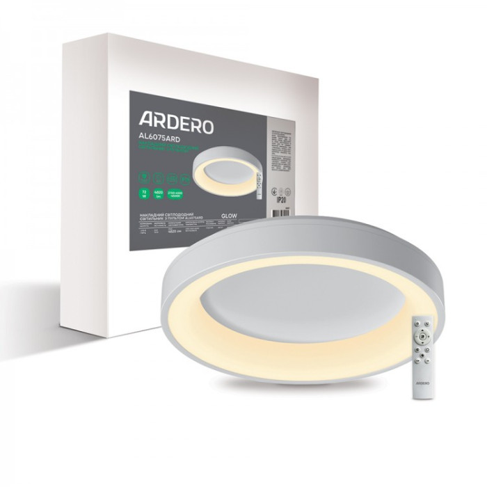 Светильник светодиодный AL6075ARD 72W круг 2700-6500K ARDERO