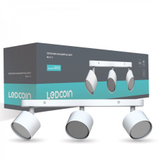 Накладний поворотний світильник Ledcoin ML411-3 під білий лампу.