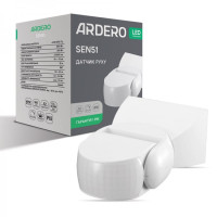 Датчик руху SEN51 1200W 180° IP65 білий ARDERO