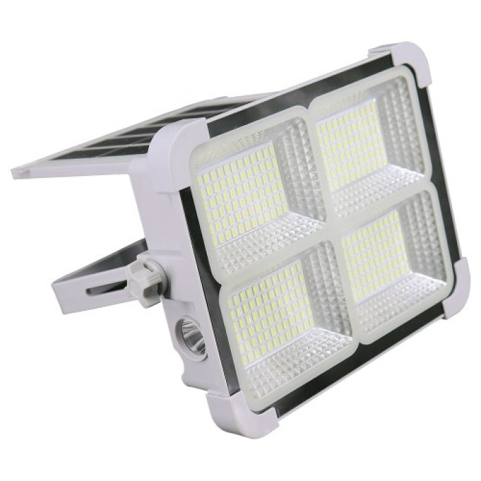 Светильник акумуляторний EL303 288LED сонячна панель сірий LC