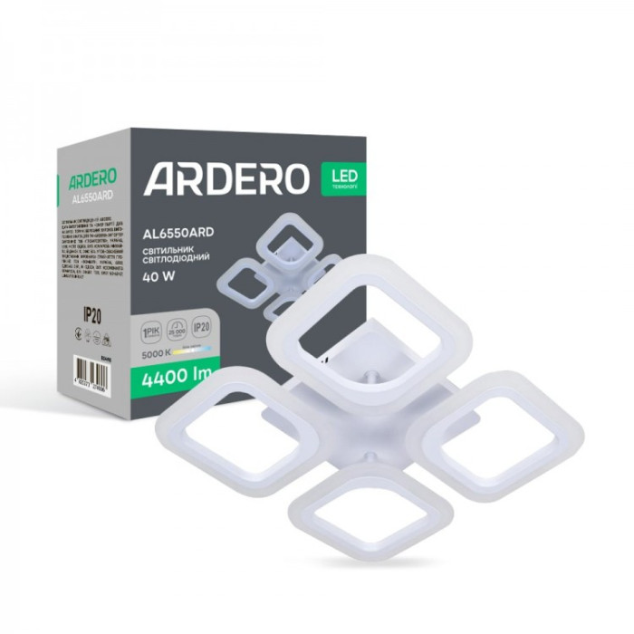 Светодиодный накладной светильник Ardero AL6550ARD MATEO 40Вт 5000K белый