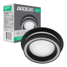 Светильник 2812DL GX53 круг черный, ARDERO