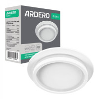 Светильник 2813DL GX53 круг белый, ARDERO