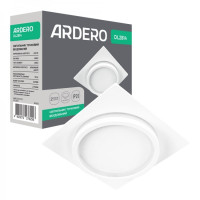 Свiтильник 2814DL GX53 квадрат білий ,ARDERO
