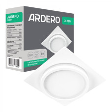 Свiтильник 2814DL GX53 квадрат білий ,ARDERO