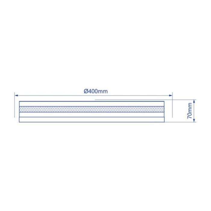 Світлодіодний світильник Feron AL6600 SHINE 70W золото