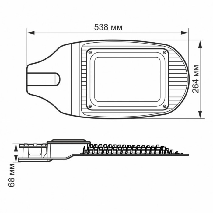 Ліхтар вуличний  LED VIDEX  100W 5000K 220V (VL-SL06-1005)