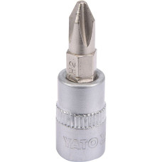 YT-04412 Головка торцевая YATO 1/4", PH2, l=37мм