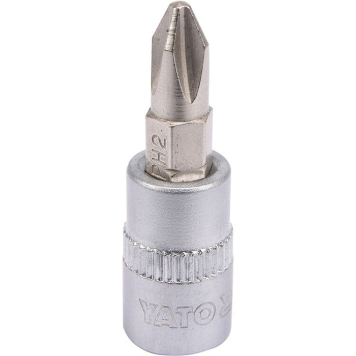 YT-04412 Головка торцевая YATO 1/4", PH2, l=37мм