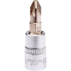 YT-04418 Головка торцевая YATO 1/4", PZ2, l=37мм