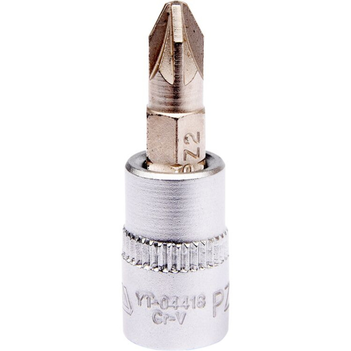 YT-04418 Головка торцевая YATO 1/4", PZ2, l=37мм