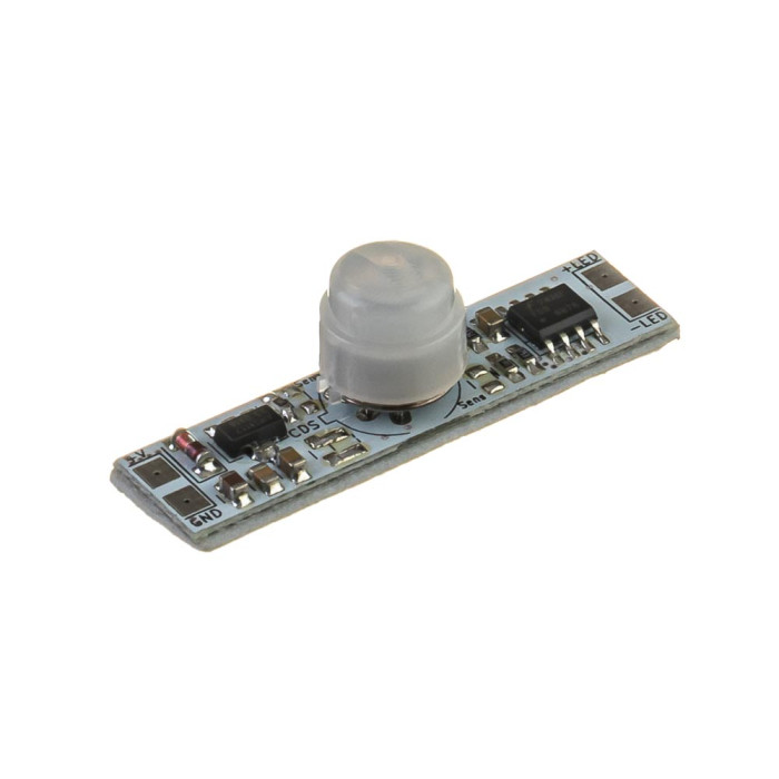 Сенсор движения PIR ON/OFF 12V 5A с фотоэлементом и плавным включением