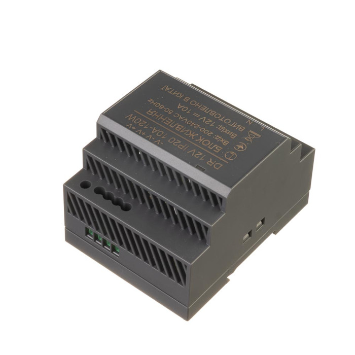 Блок живлення на DIN-рейку 12V - 10А - 120W DR IP20