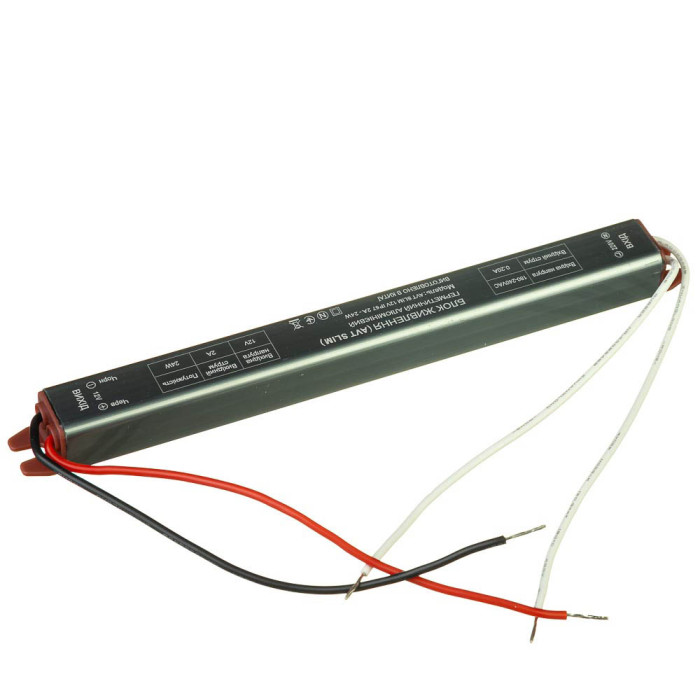 Блок живлення AVT SLIM 12V IP67 2А - 24W