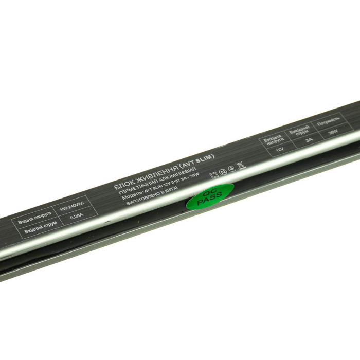 Блок питания AVT SLIM 12V IP67 3А-36W