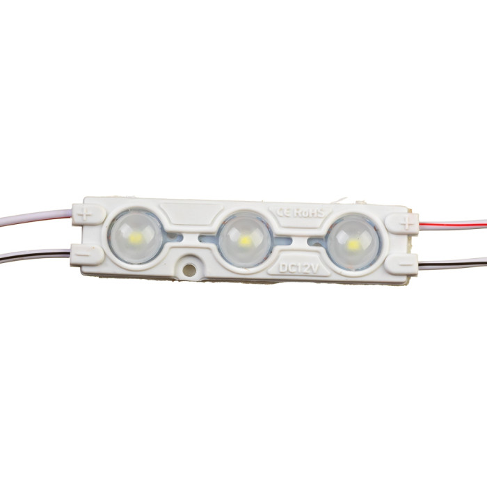 Модуль 12V белый холодный 3led smd5730 1.5Вт IP65