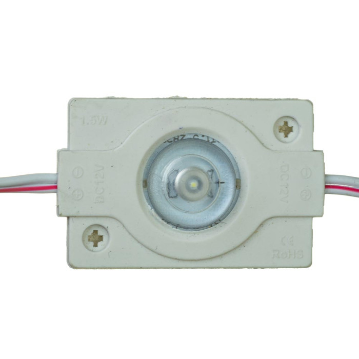 Модуль 12V белый холодный 1led smd3030 0.6Вт IP65