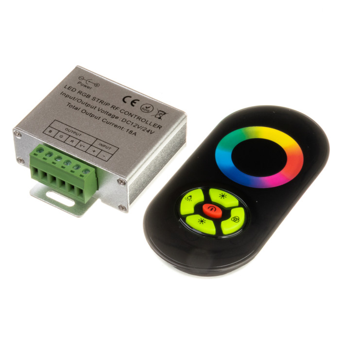 Контроллер черный RGB 18А 216Вт