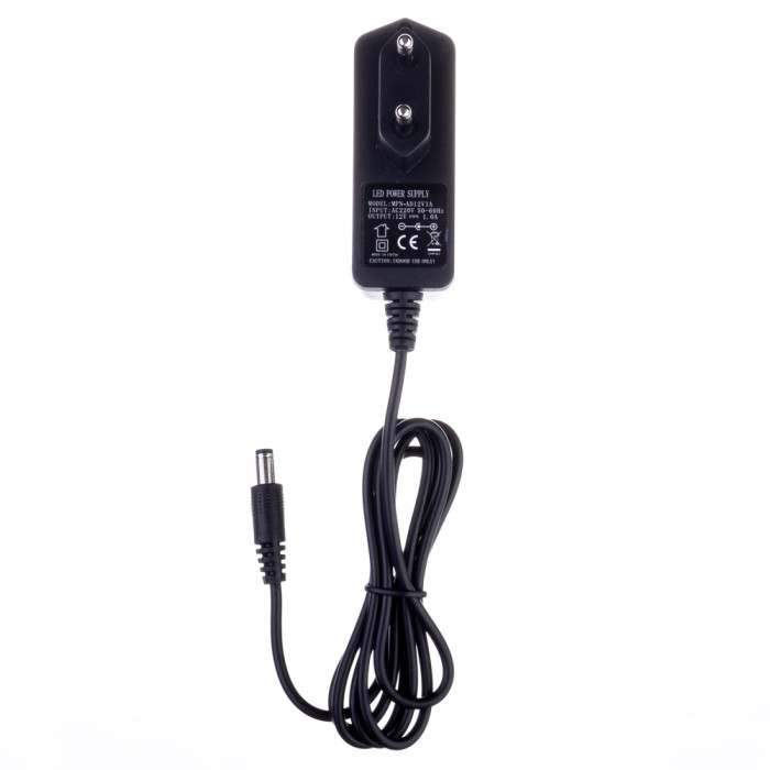 Блок живлення (з кабелем) 12V - 1А - 12W