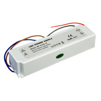 Блок живлення 12V -  8.33А - 100W SLIM PLASTIC IP67