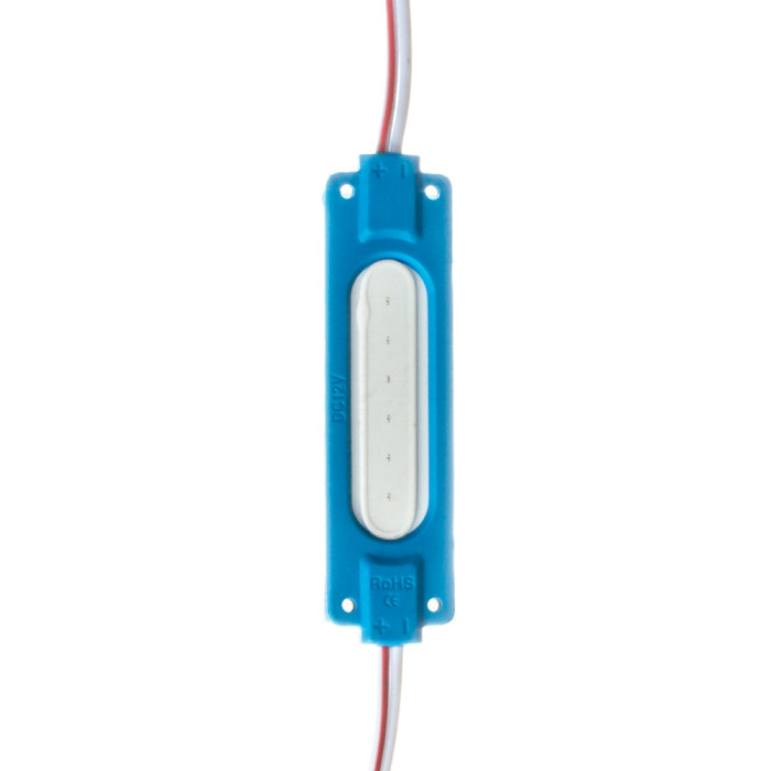 Модуль СОВ 12V синій 1led 2Вт овальний IP65