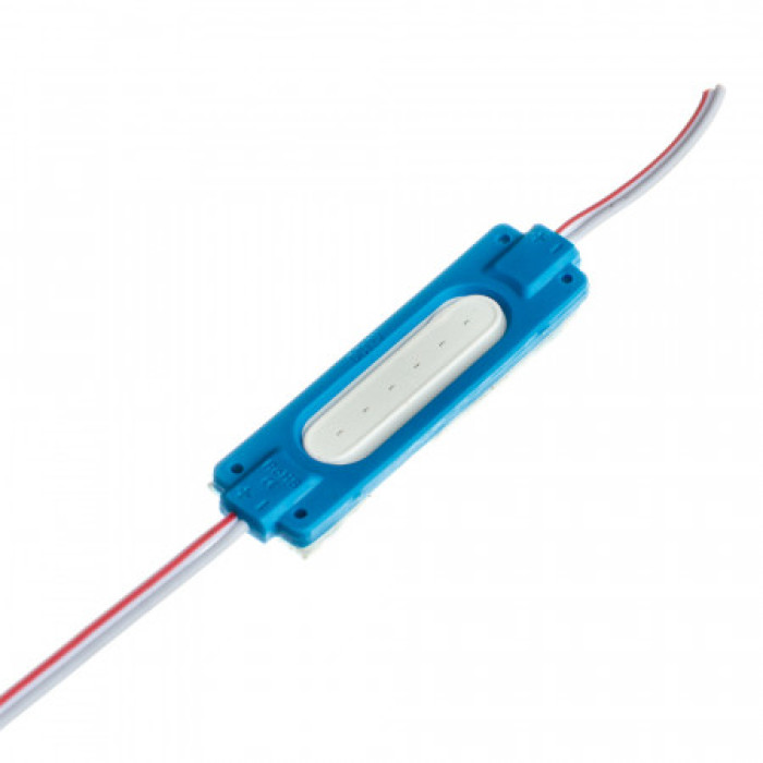 Модуль СОВ 12V синій 1led 2Вт овальний IP65