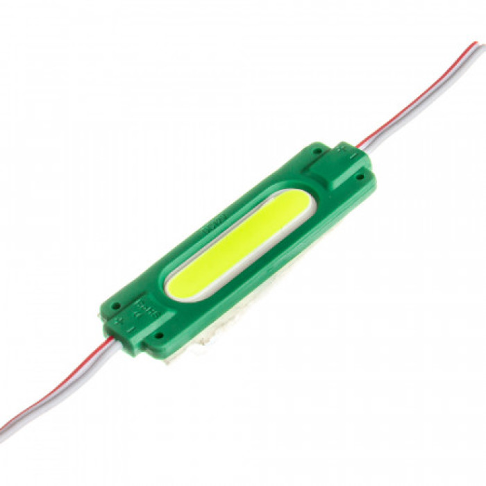 Модуль СОВ 12V зелений 1led 2Вт овальний IP65