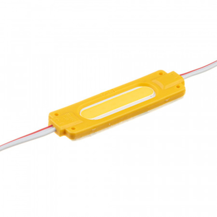 Модуль світлодіодний жовтий 12в COB 1LED 2Вт герметичний