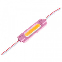 Модуль СОВ 12V розовый 1led 2Вт овальный IP65