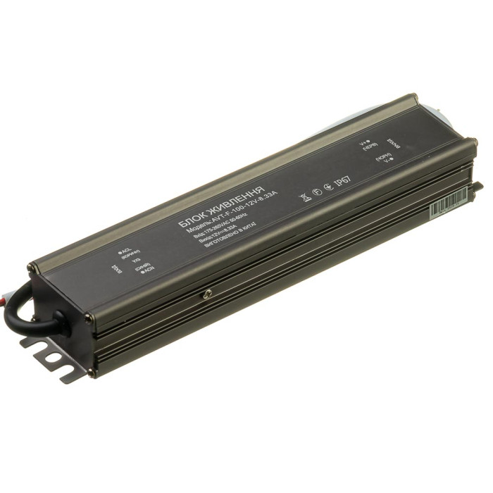 Блок питания AVT-F 12V – 8.33А – 100W (герметик) IP67