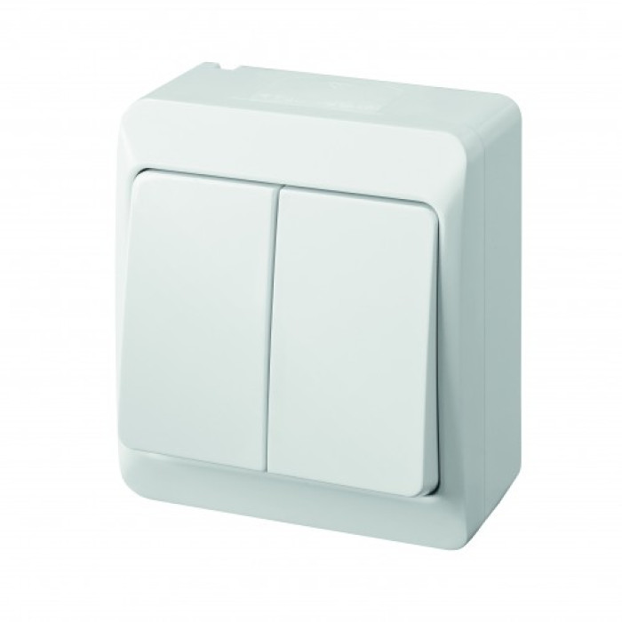 Выключатель 2кл Hermes IP44 0332-02