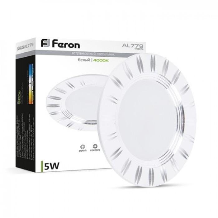 Светодиодный светильник Feron AL779 5W белый