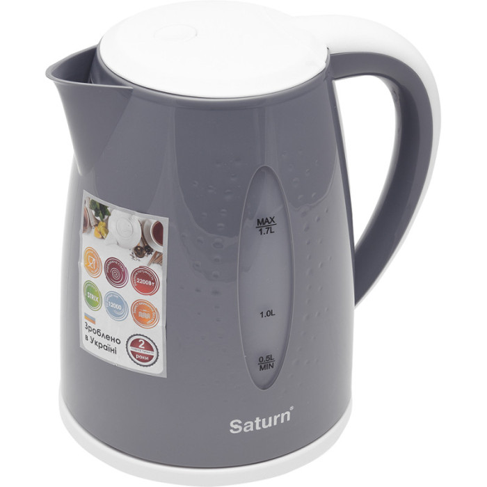 Чайник електричний SATURN ST-EK8438U Lt.Green/White