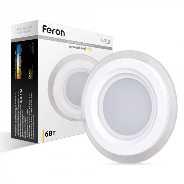 Светодиодный светильник Feron AL2110 6W белый