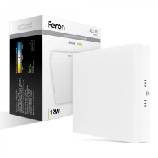 Накладний світлодіодний світильник Feron AL515 12Вт 4000К IP20 білий