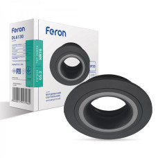 Встроенный неповоротный светильник Feron DL6130 черный