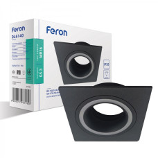 Встроенный неповоротный светильник Feron DL6140 черный