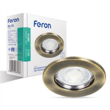 Встроенный светильник Feron DL10 античное золото